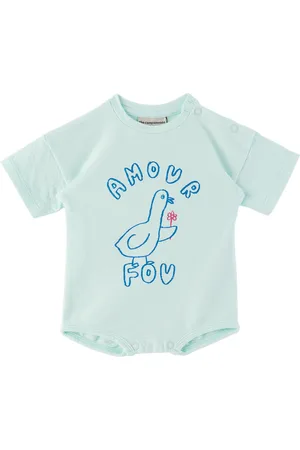 The Campamento Baby Blue 'Amour Fou' Bodysuit