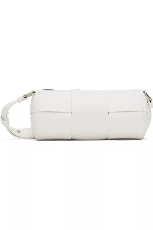 Bottega Veneta White Small Canette Bag