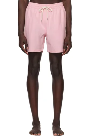 Ralph Lauren Pink Embroidered Swim Shorts