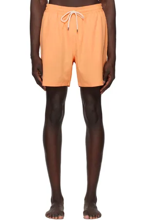 Ralph Lauren Orange Embroidered Swim Shorts