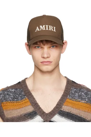 AMIRI Brown Trucker Cap