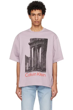 Calvin Klein Purple Ruins Collage T-Shirt