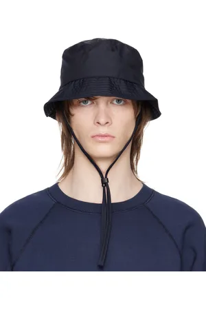 Norse projects Navy Chin Strap Bucket Hat