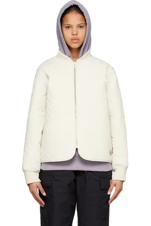 STUSSY Off-White S Quilted Jacket