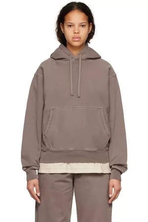 STUSSY Gray Pigment-Dyed Hoodie