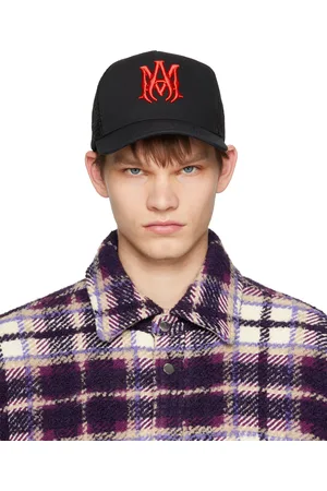 AMIRI Black M.A. Trucker Cap