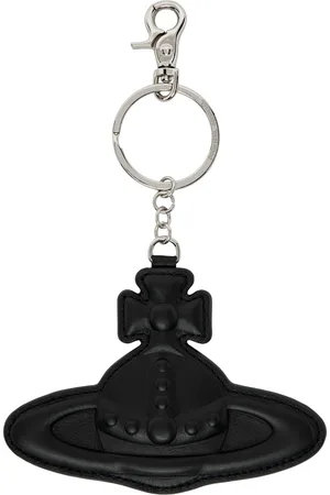 Vivienne Westwood Black Orb Keychain