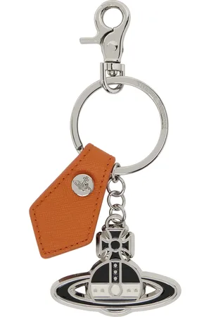 Vivienne Westwood Orange Orb Keychain