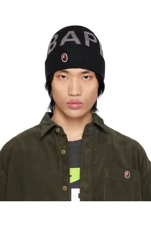 BAPE Black Jacquard Beanie
