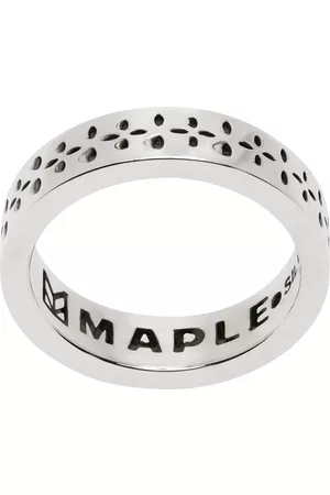 Maple Silver Bandana Ring