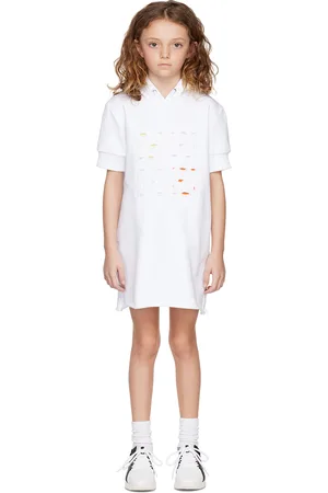 Givenchy Kids White Distressed Dress