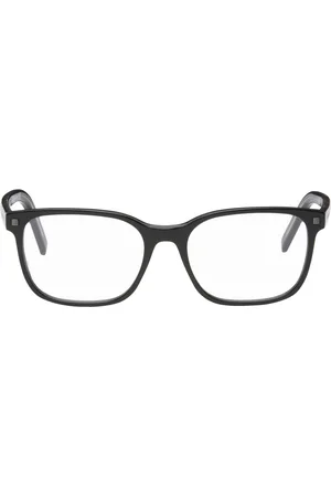 Z Zegna Black Rectangular Glasses