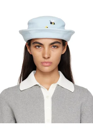 Thom Browne Blue Birds And Bees Bucket Hat
