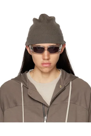 Rick Owens Gray Rib Beanie