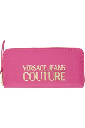 VERSACE Pink Logo Continental Wallet