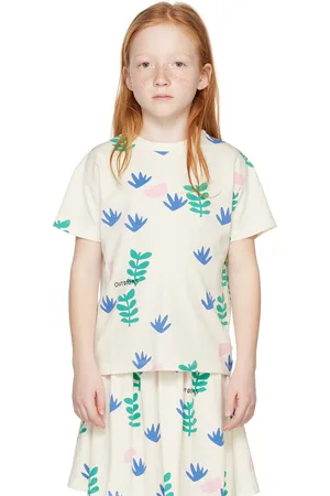 Beau Loves Kids White Printed T-Shirt