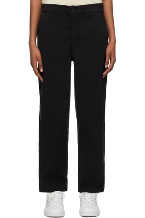 Sunspel Black Tapered Trousers
