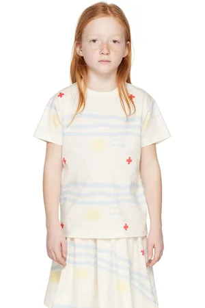 Beau Loves Kids White Printed T-Shirt