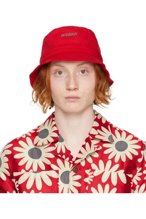 Jacquemus Red 'Le Bob Gadjo' Bucket Hat