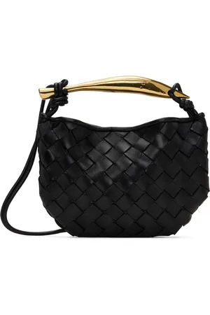 Bottega Veneta Black Mini Sardine Shoulder Bag