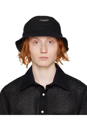 Jacquemus Men Hats - Black 'Le Bob Gadjo' Bucket Hat