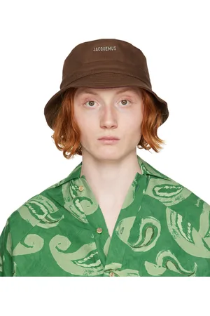 Jacquemus Brown Le Raphia 'Le Bob Gadjo' Bucket Hat