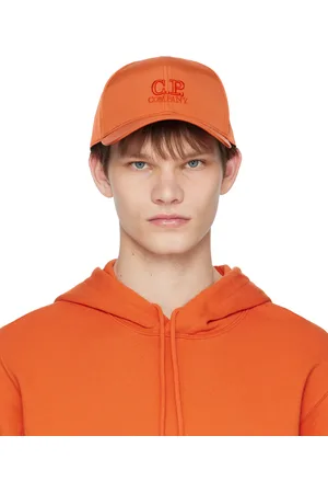 C.P. Company Men Caps - Orange Goggle Cap