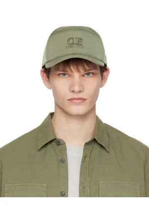 C.P. Company Green Goggle Cap