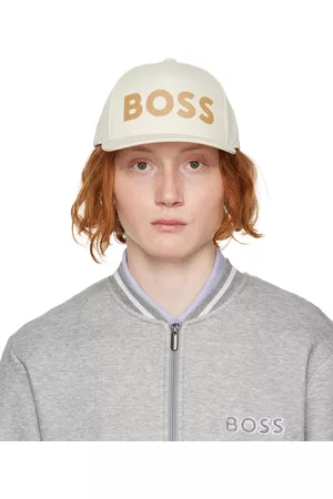 HUGO BOSS Off-White Printed Cap
