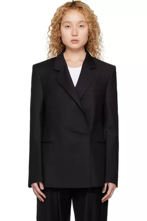 Alaïa Black Double-Breasted Blazer
