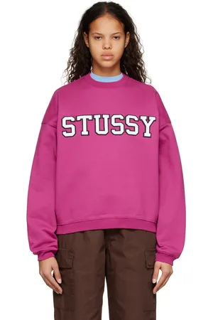 STUSSY Pink Oversized Sweatshirt