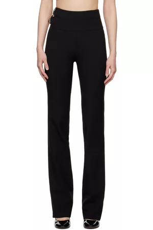 Alaïa Black Double Belt Trousers
