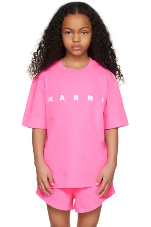 Marni Kids Pink Printed T-Shirt
