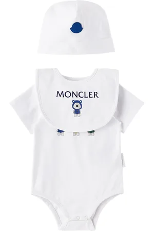Moncler Baby White Three-Piece Set