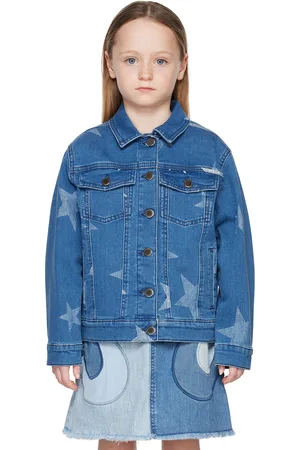 Stella McCartney Kids Navy Star Denim Jacket
