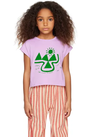 Wander & Wonder Kids Purple Scenic T-Shirt