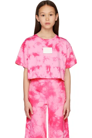 Maison Margiela Kids Pink Tie-Dye T-Shirt
