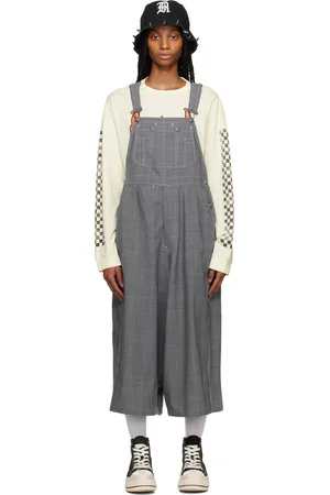 Grey best sale dungarees womens