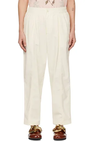YMC Women Pants - Off-White Sylvian Trousers