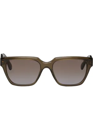 vogue Khaki Hailey Bieber Edition Square Sunglasses