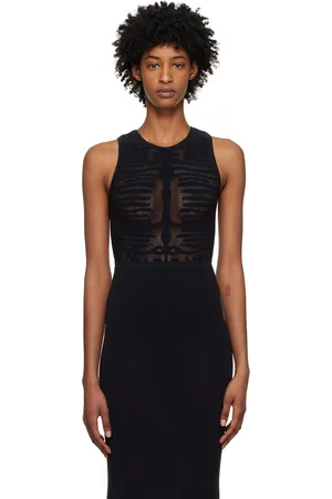 Wolford Black Zebra Net Bodysuit