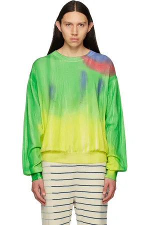 THE ELDER STATESMAN Multicolor Tie-Dye Sweater
