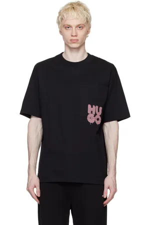 HUGO BOSS Black Graffiti-Inspired T-Shirt