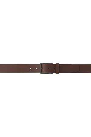 HUGO BOSS Brown Leather Belt