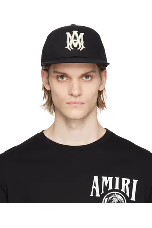 AMIRI Black 'M.A.' Fitted Cap