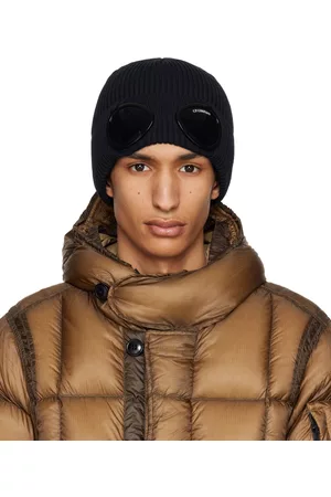 C.P. Company Navy Goggle Beanie
