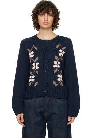 YMC Navy Atomic Cardigan