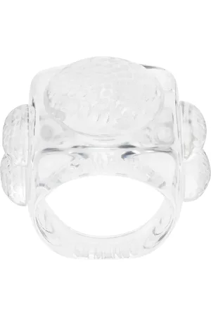 Jean Paul Gaultier Men Rings - Transparent La Manso Edition Ice Cube Ring