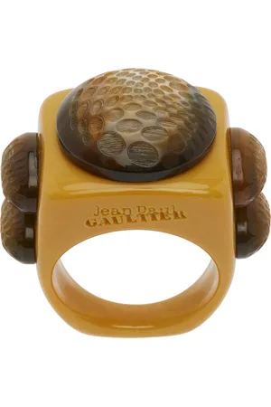Jean Paul Gaultier Men Rings - Yellow La Manso Edition Camel Toe Ring