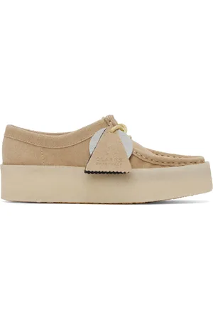 Clarks Women Accessories - Beige Wallabee Cup Oxfords